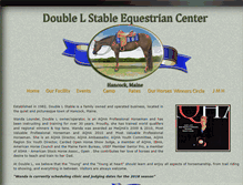 Tablet Screenshot of doublelstable.com